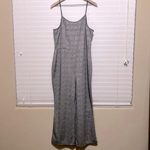 Wild Fable Women’s Jumpsuit/Romper Black and White Plaid Size-XXL   NWT
